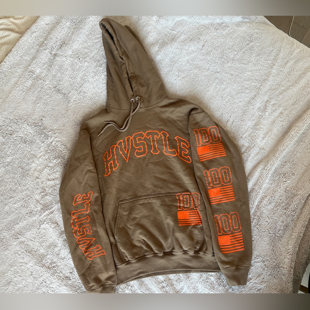 Brown Graphic Hoodie